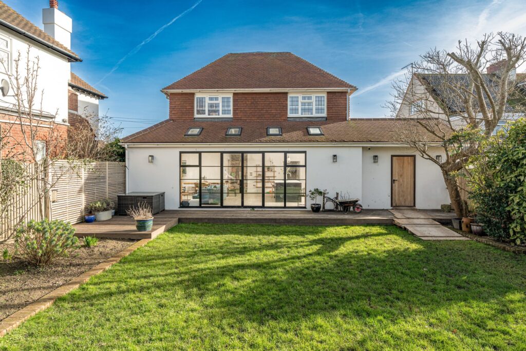 Completed rear extension at Oldfield Crescent