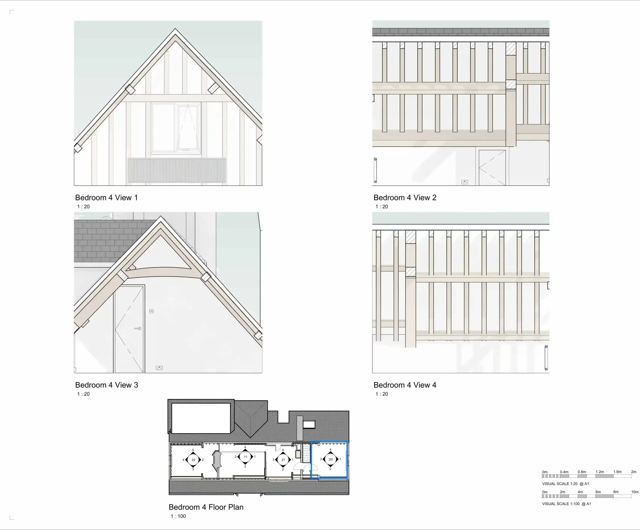 ARC-101-25-20-Current-Revision-Bedroom-4-Internal-Elevations-1